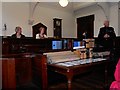 SJ8498 : GMP Museum, Denton Magistrates' Courtroom by David Dixon