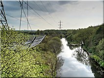 SD7910 : River Irwell, Downstream from Daisyfield Viaduct by David Dixon