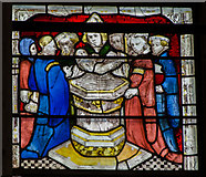 SE6052 : Detail, Stained glass window n.VII, York Minster by Julian P Guffogg