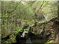 Remains of a dam on the Killoch Water