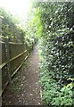 Path to Moat Mount from Hendon Wood Lane