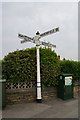 Roadsign on Halifax Road, Hightown