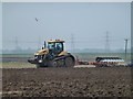 TF6613 : Ploughing near Park Farm, Wormegay by Richard Humphrey