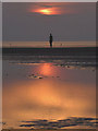 SJ3098 : Just another sunset, Crosby Beach by Karl and Ali