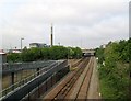 West from Meadow Lane footbridge