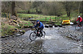 Fording Catlow Brook