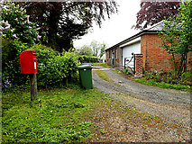 TM4091 : Dunburgh Hall Postbox by Geographer