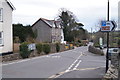 Station Road - exiting Moretonhampstead