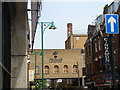 View of the Truman Brewery from Hanbury Street