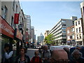 View of the new building on Whitechapel Road from Commercial Road