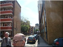 TQ3481 : View down Henriques Street by Robert Lamb