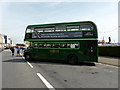 Green Line Bus on King Edwards Parade, Eastbourne