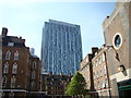 View of Spitalfields Tower from Brune Street