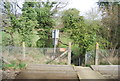 Footpath crossing the Redhill Line