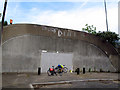 Foxhole underpass, blocked