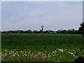 TL5534 : Radar tower at Debden airfield by Bikeboy