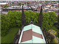 Eastern view from Chester Cathedral tower