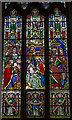 Stained glass window, St Peter