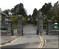 SE entrance to Aberdare Park, Aberdare