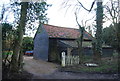 Weatherboarded barn