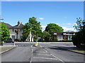 Looking towards the entrance of Hillside Gardens Park