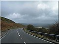 SE0904 : The steep hill from the Holme valley A6024 by Steve  Fareham