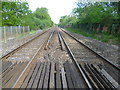 View from railway foot crossing at Bough Beech