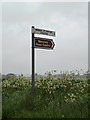 TM4594 : Roadsign on Station Road by Geographer