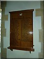 St. John the Baptist, Broadwindsor: incumbency board