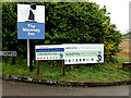 TM4993 : The Waveney Centre signs by Geographer