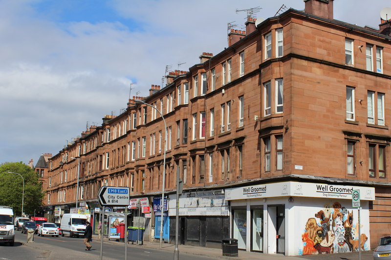 Corner of Dumbarton Road & Auchentorlie... © Leslie Barrie cc-by-sa/2.0 ...