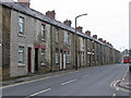 SE3910 : Cudworth - terraces on Pontefract Road by Dave Bevis