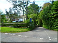 Crossroads in Bentley looking northwards