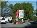 Esso filling station by A286 south of Mid Lavant