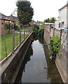 West along Liswerry Pill Reen, Newport