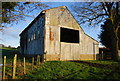 Corrugated iron barn