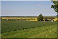 Rigsby House Farm and a tiny abandoned house in a field