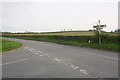 Junction of Whissendine Road with minor road past Jericho Lodge