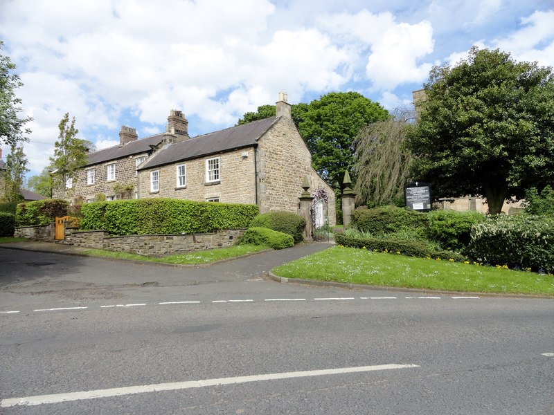 Houses in Tanfield village © Robert Graham cc-by-sa/2.0 :: Geograph ...