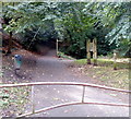 Path fork in Oldbury Court Estate, Frenchay