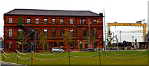 J3575 : Belfast - Titanic Quarter - Former H&W Headquarters by Suzanne Mischyshyn