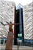 J3575 : Belfast - Titanic Belfast - "Titanica" Sculpture by Suzanne Mischyshyn