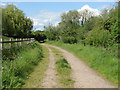 Footpath by the Hithermoor stream