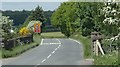 Road bridge over the railway