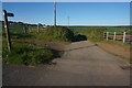 Start of the Bridleway to Hangar Mill