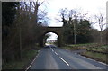 Disused railway bridge over Stanghow Road