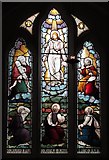 TL5502 : St. Martin's Church, Chipping Ongar - stained glass window (south aisle) by Mike Quinn