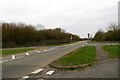 The slip road from the A34