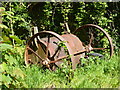 Old farm machinery at Enys