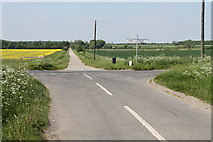 SK8692 : Road junction on Pilham Lane by J.Hannan-Briggs